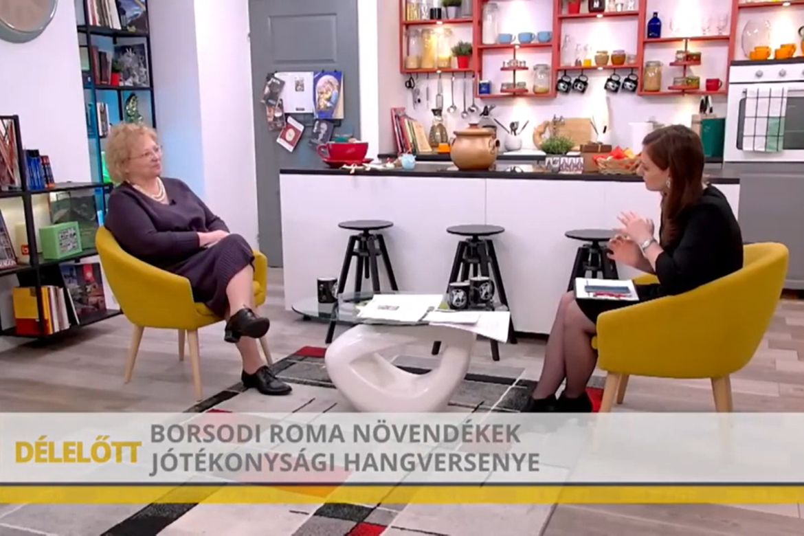 Balogh Margit a Bonum TV Délelőtt című műsorában