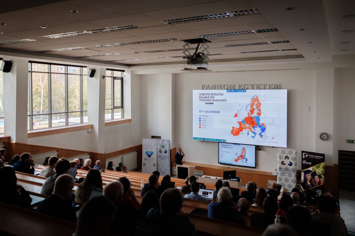 Demeter Gábor a Magyar Regionális Tudományi Társaság vándorgyűlésén