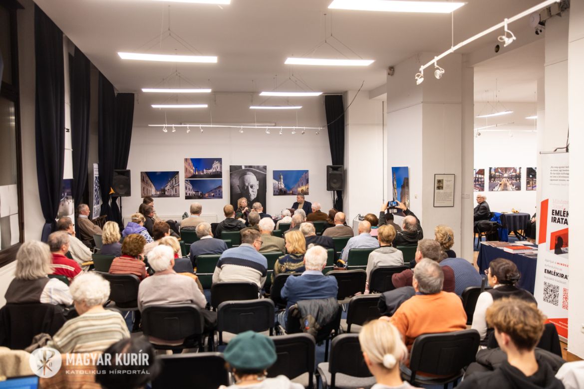 Balogh Margit részvételével mutatták be Mindszenty József életművét a Háló Közösségi Központban 