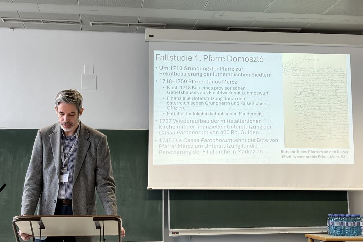 Mihalik Béla előadása a Bécsi Egyetemen