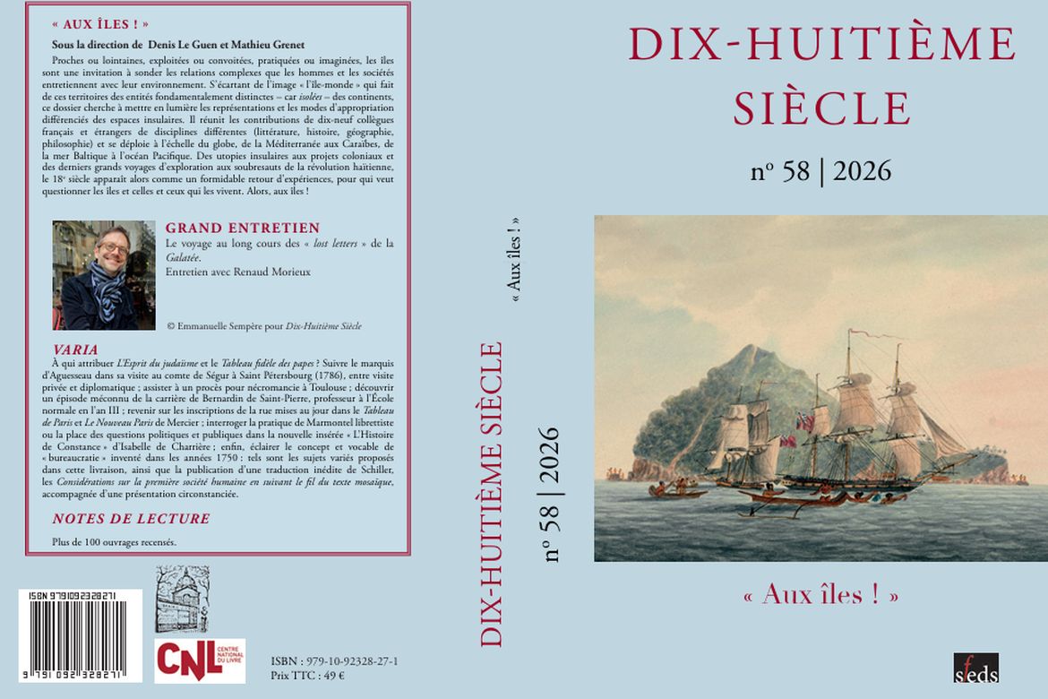 Tóth Ferenc recenziói a Dix-Huitième Siècle folyóirat 2026. évi számában