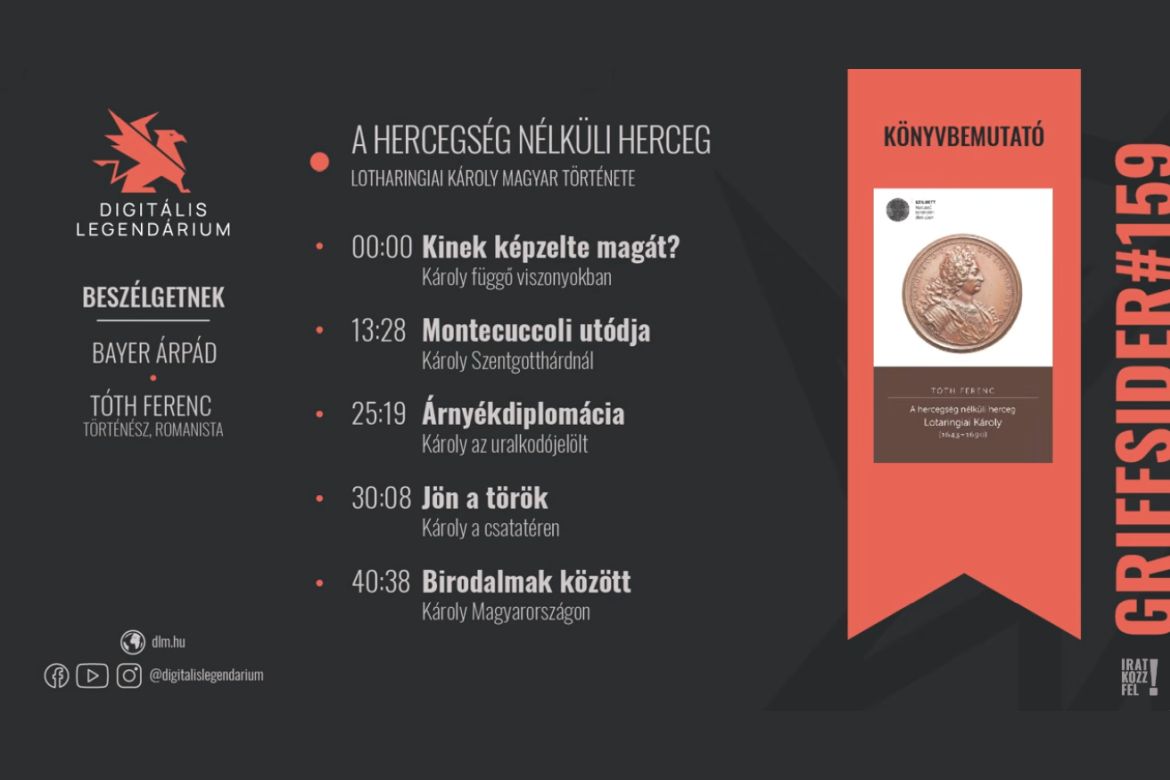 Tóth Ferenc Lotaringiai Károlyról a Digitális Legendárium podcastjában