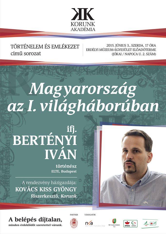 Bertényi Iván előadása Kolozsváron