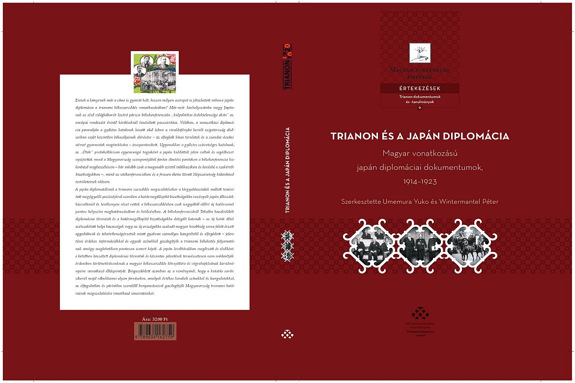 Megjelent a "Lendület" Trianon 100 Kutatócsoport új kötete: Trianon és a japán diplomácia