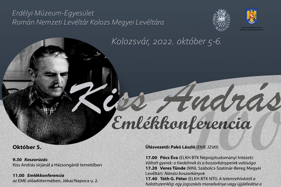 Jakó Klára és Oborni Teréz előadása Kolozsváron, a Kiss András Emlékkonferencián