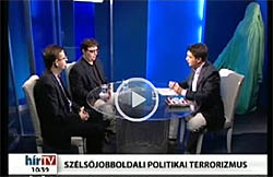 Paksa Rudolf a Hír Televízió műsorában
