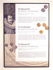 II. Ferdinánd koronázási érmeinek (1618) tablója