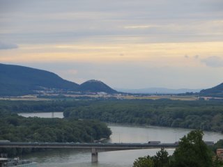 Hainburg látképe Koronatoronyból