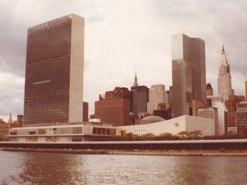 Az ENSZ központja New Yorkban 1978 októberében