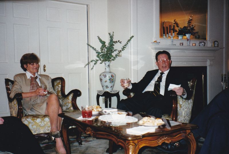 Hollai Imre korábbi nagykövetünk látogatása New York-ban 1997 novemberében