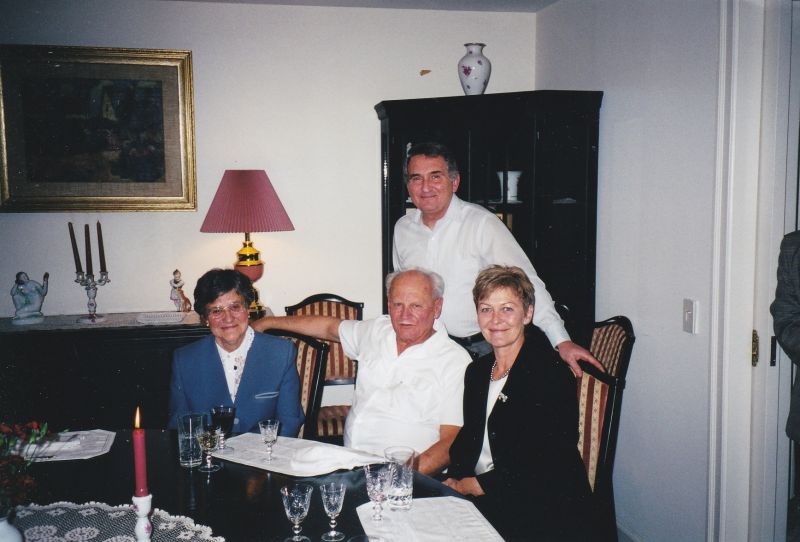 Göncz Árpád köztársasági elnök és felesége ENSZ-képviseletünkön 1999 novemberében