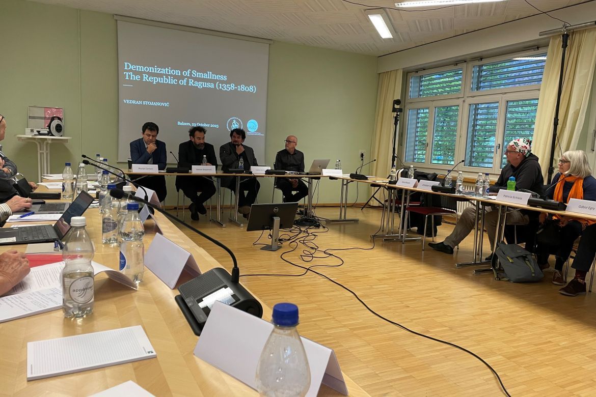 A SMALLST projekt tagjainak előadása Liechtensteinben