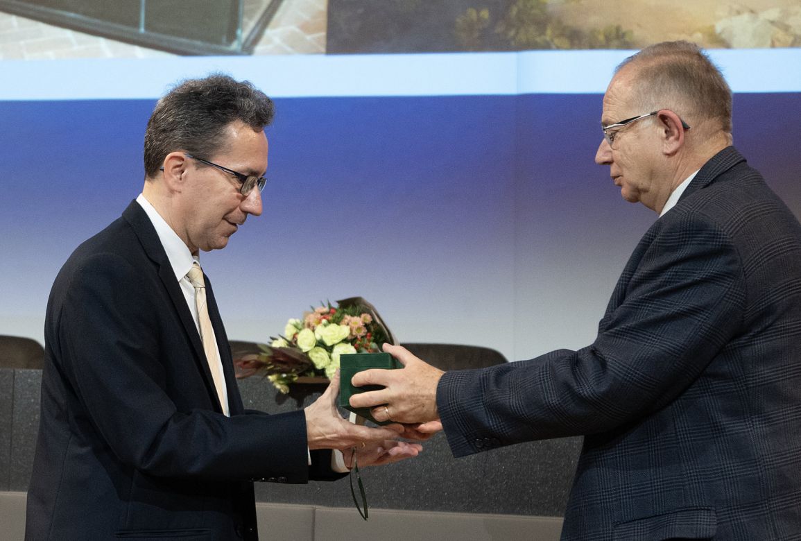 Pálffy Géza székfoglaló előadása a Magyar Tudományos Akadémián. Fotó: Szigeti Tamás/MTA