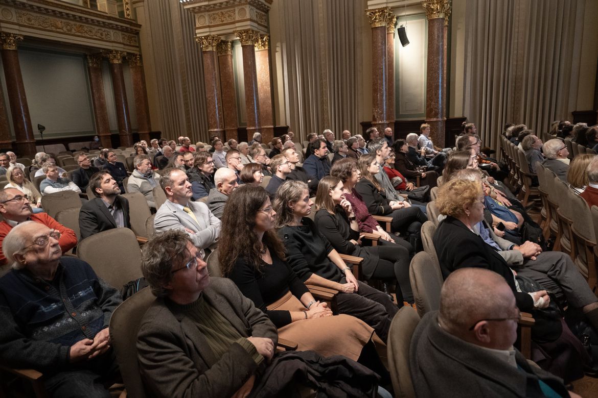 Pálffy Géza székfoglaló előadása a Magyar Tudományos Akadémián. Fotó: Szigeti Tamás/MTA