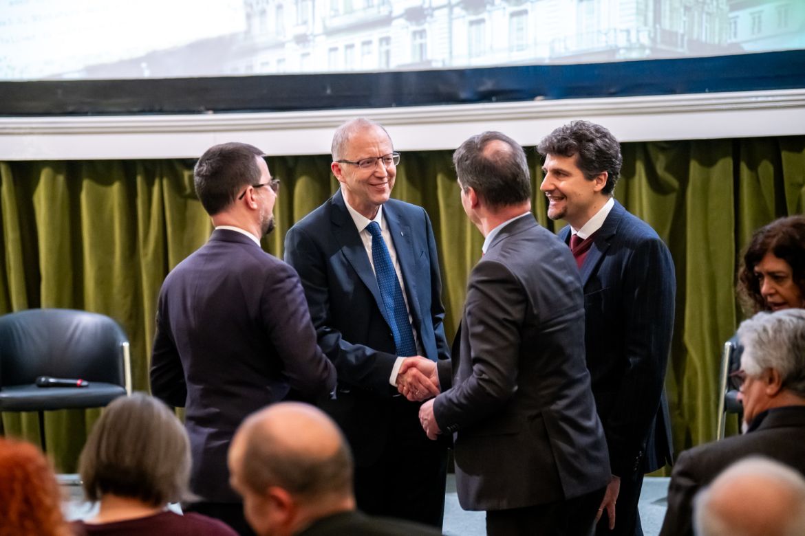 Molnár Antal előadása a Budapesti Olasz Kultúrintézet 90 éves évfordulóján