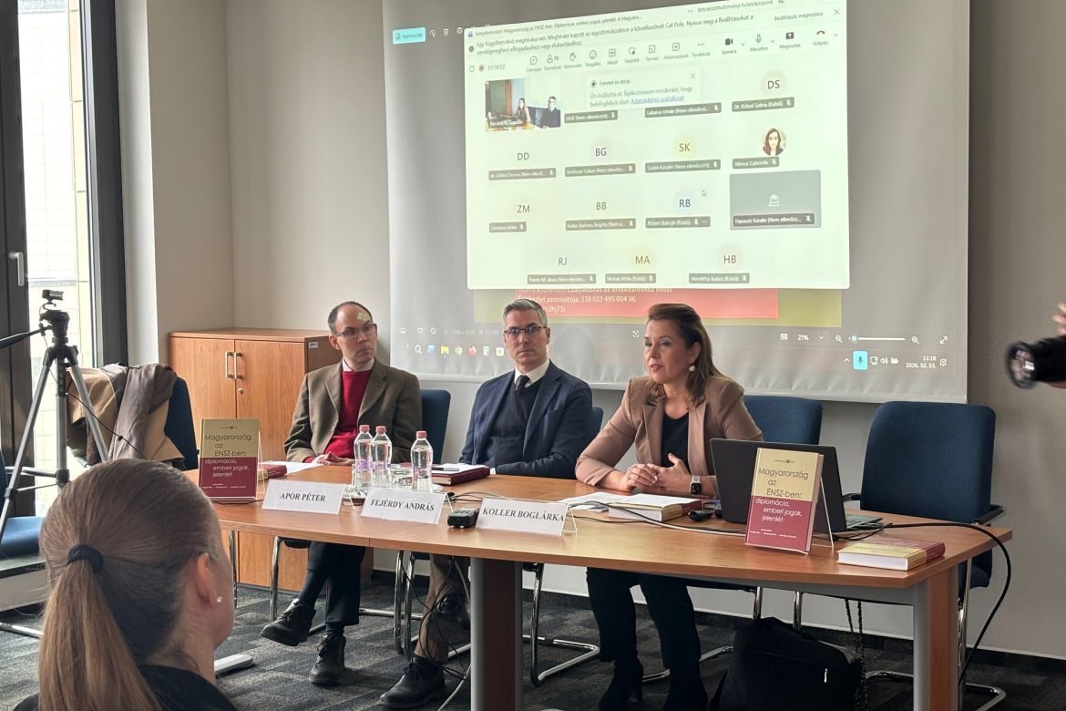 A Magyarország az ENSZ-ben című kötet bemutatója