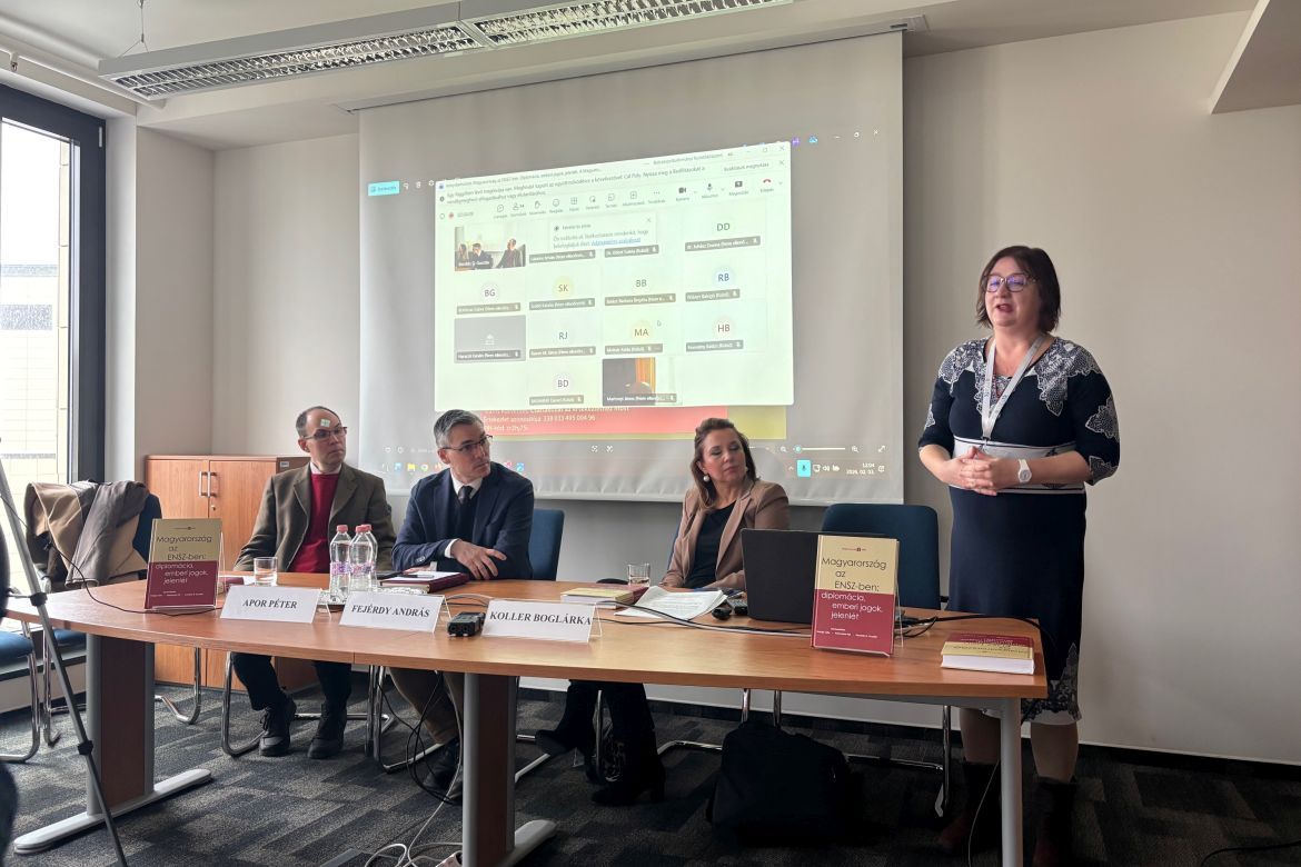 A Magyarország az ENSZ-ben című kötet bemutatója