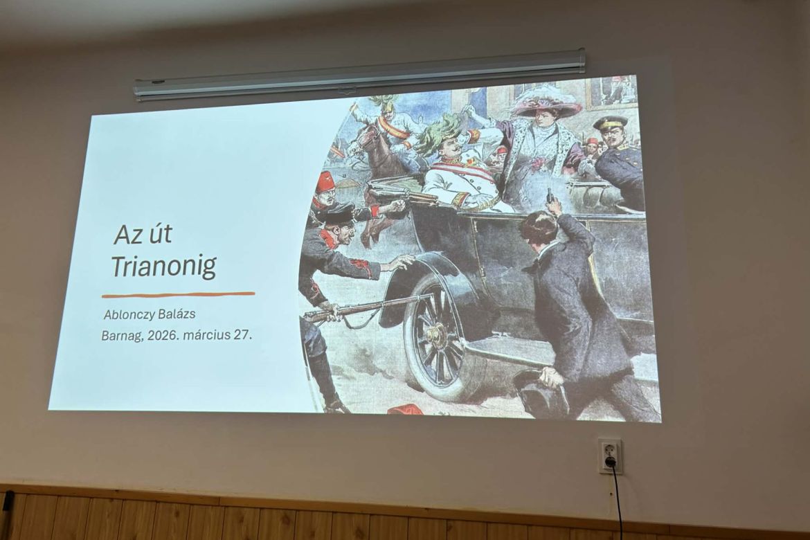Ablonczy Balázs előadása a barnagi községi könyvtárban