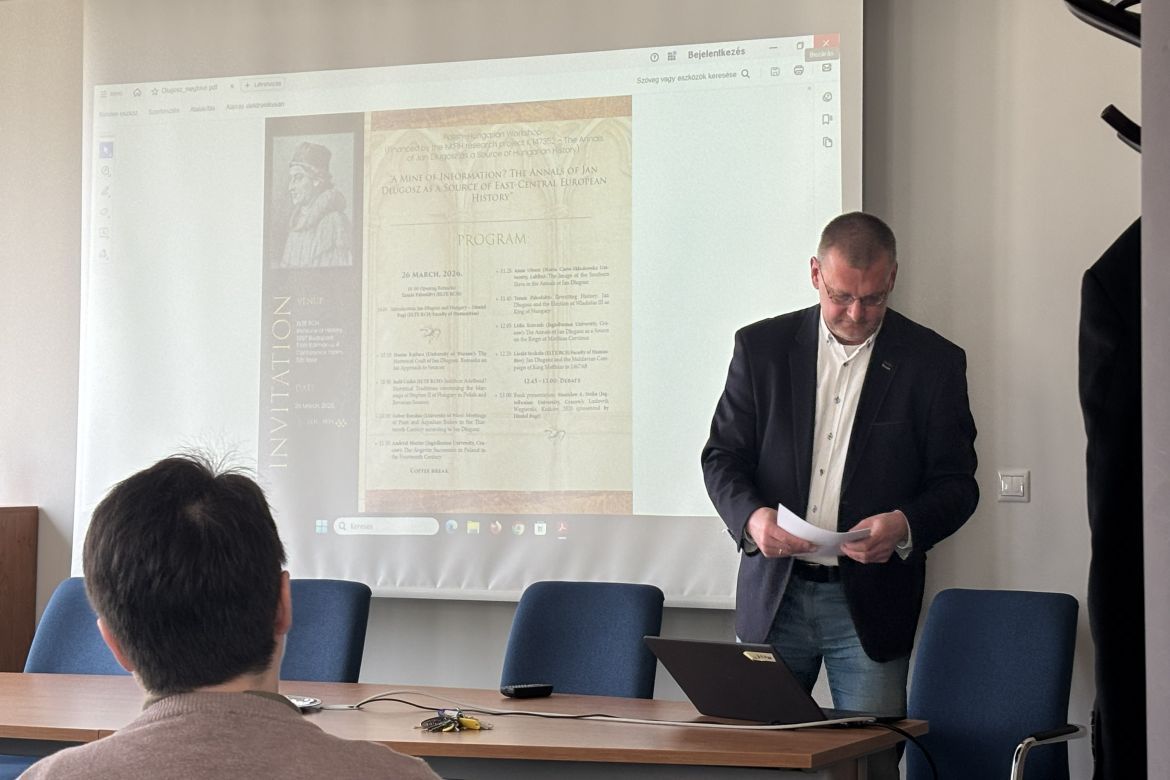 Nemzetközi konferencia Jan Długosz Annales-éről intézetünkben