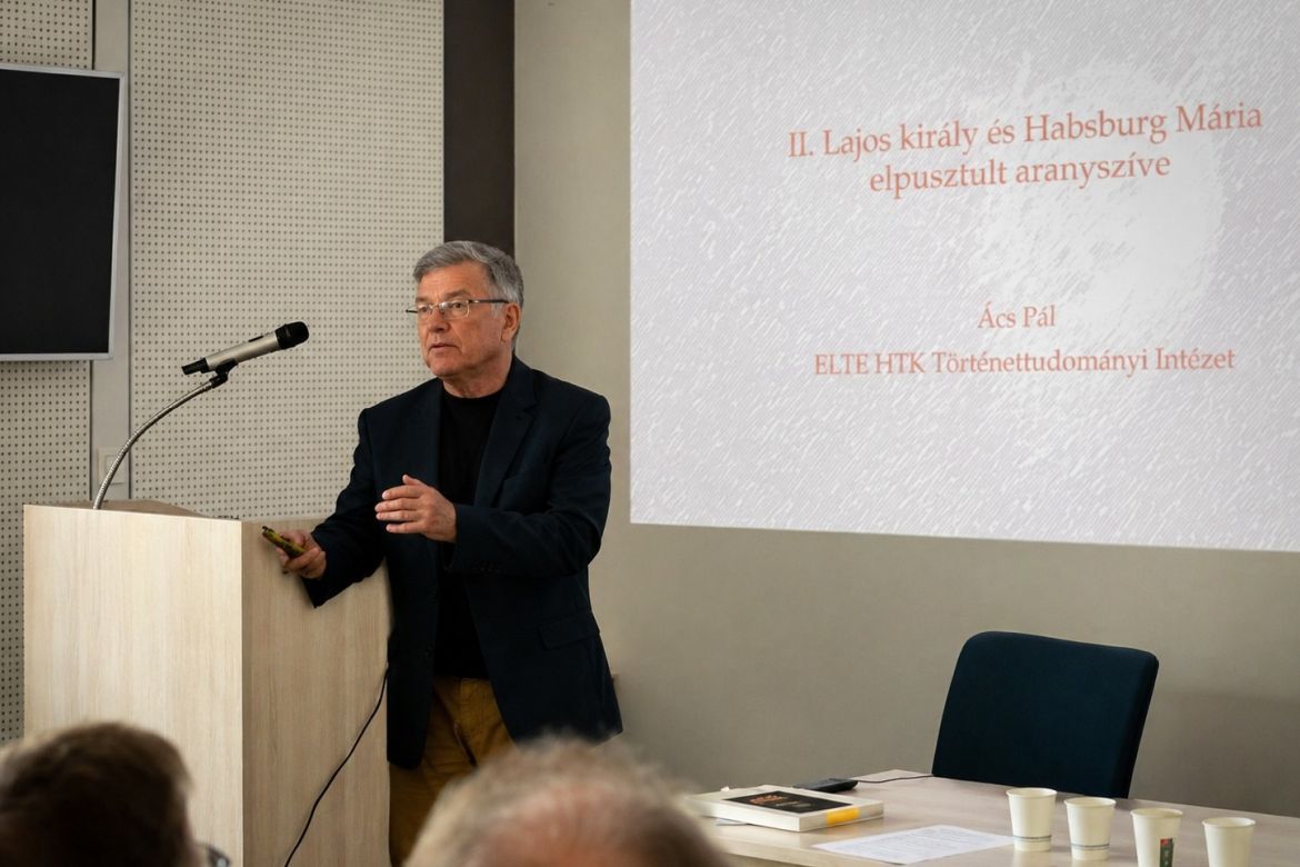 Ács Pál előadása. Kép: Kiss Erika
