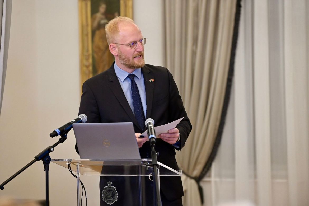 Forod Gábor. Fotó: Magyar Corvin-Lánc Testület  