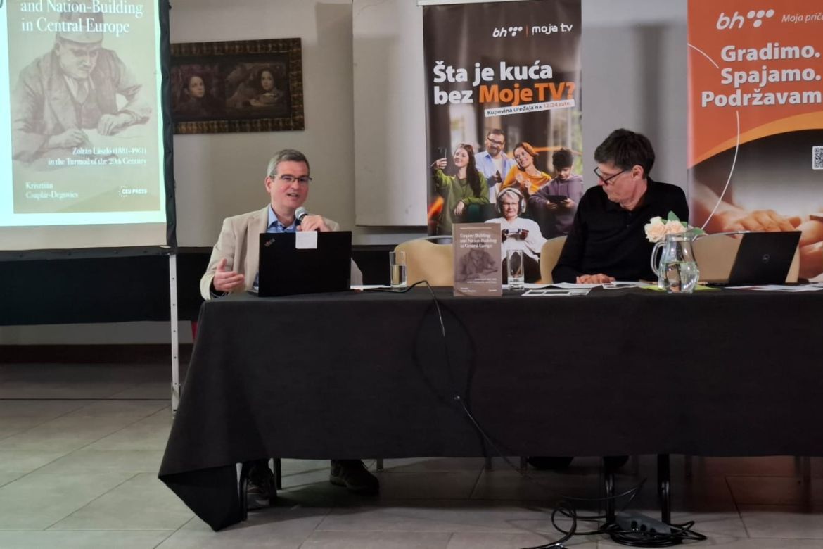 Csaplár-Degovics Krisztián könyvének bemutatója a szarajevói History Festen