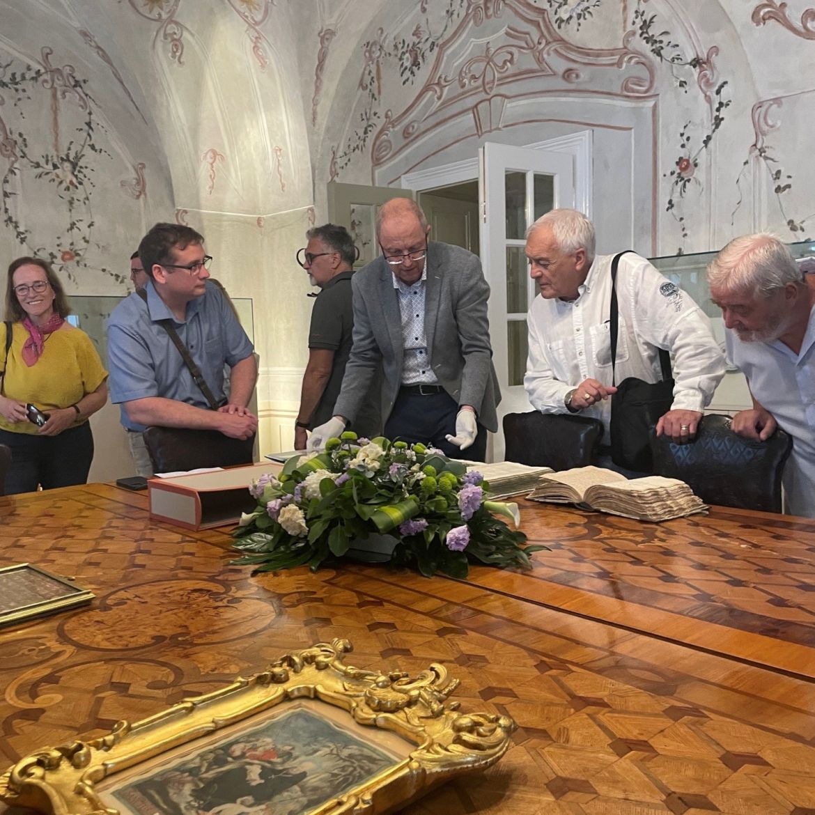 Molnár Antal tárlatvezetése a pannonhalmi Múzeumok Éjszakáján
