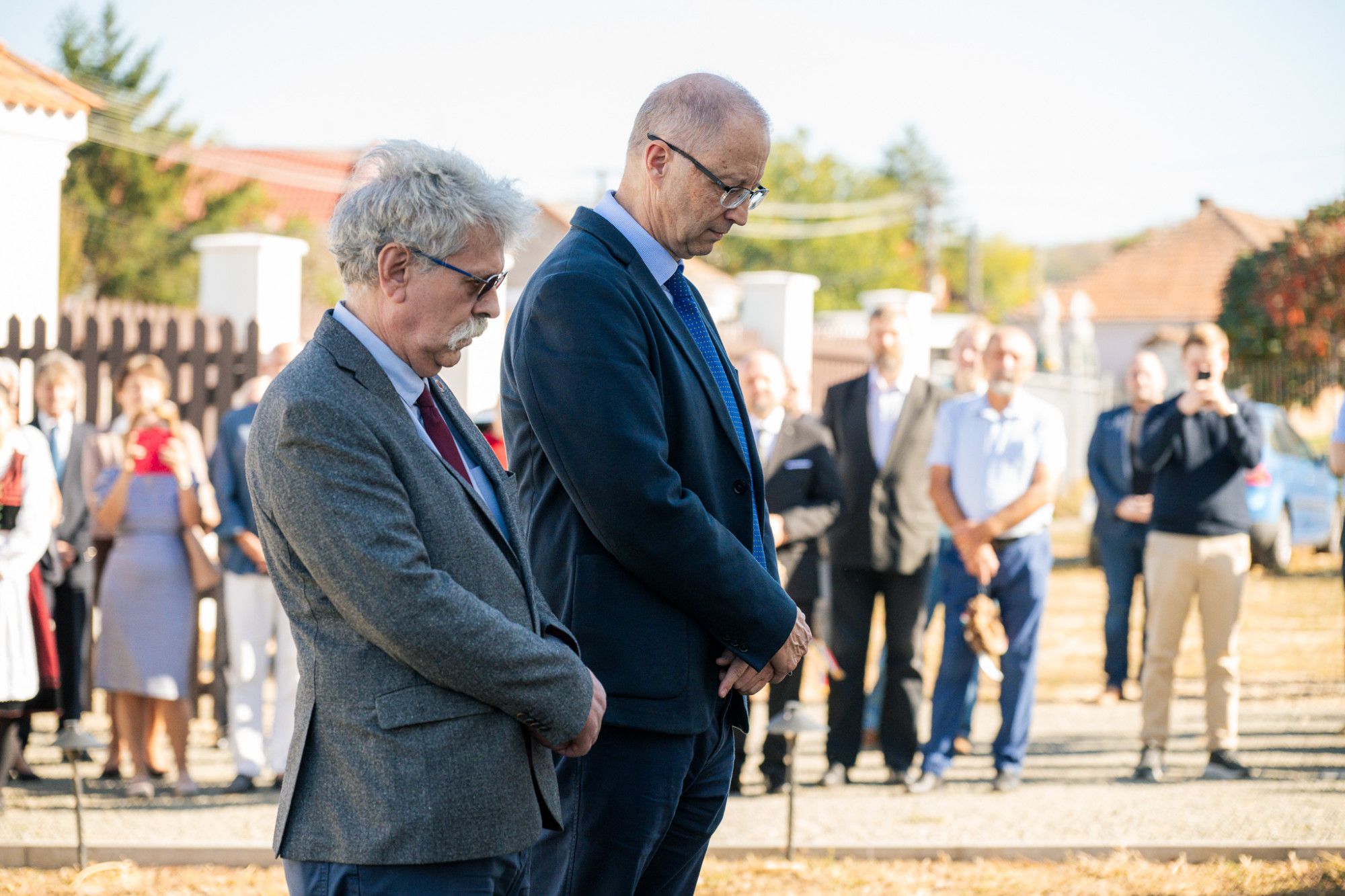 Jakó Zsigmond születésének 110. évfordulójára emlékeztek Micskén. Fotó: KREK/Torkos Márk Erik