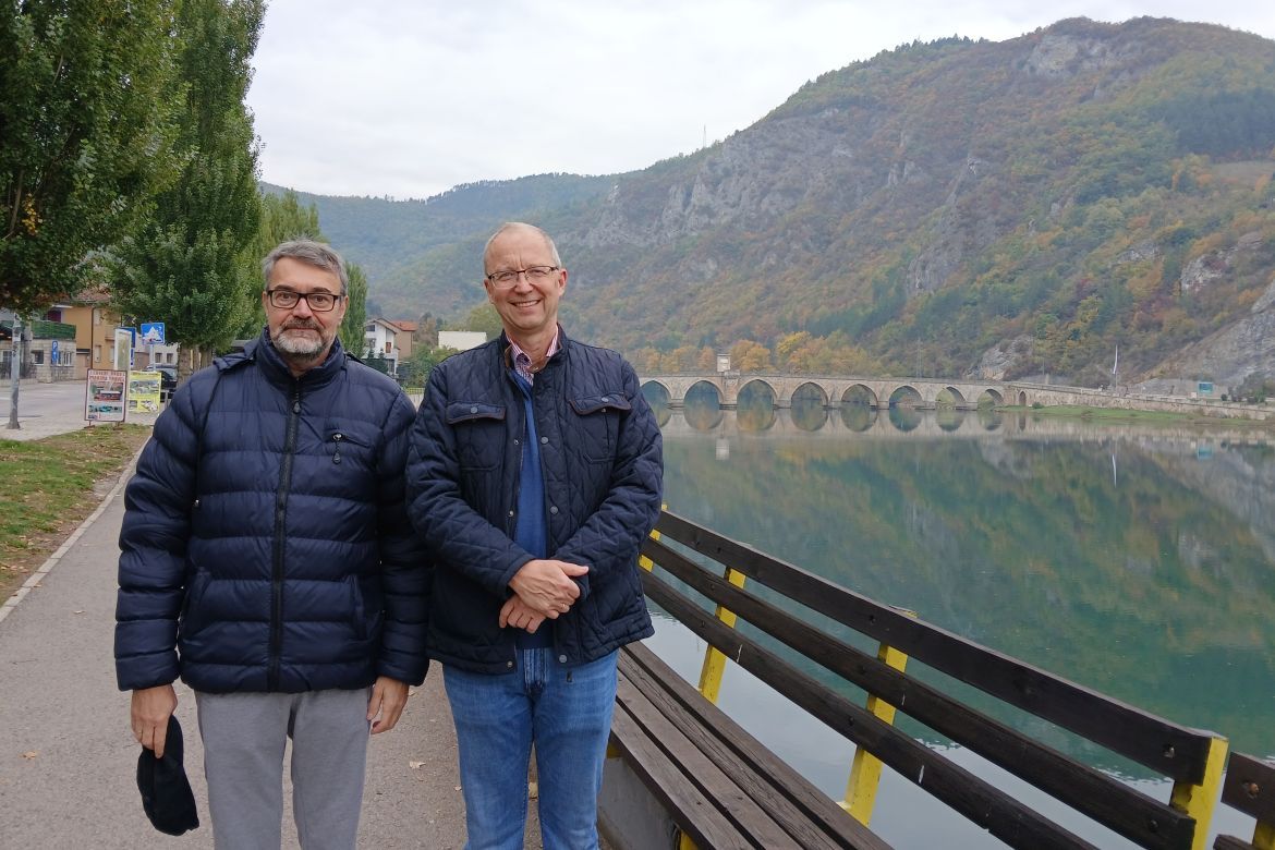 Munkatársaink látogatása a dobruni kolostorban